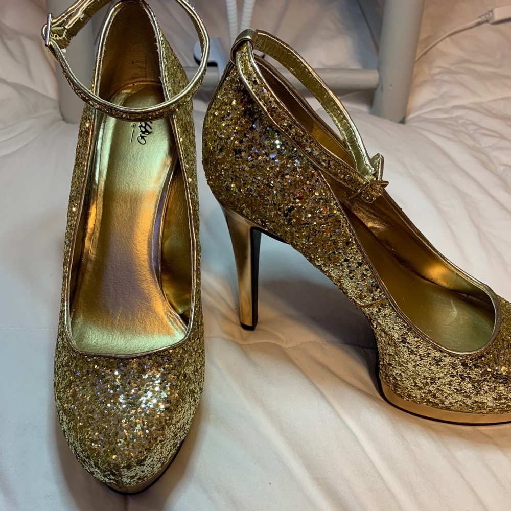 Golden heels